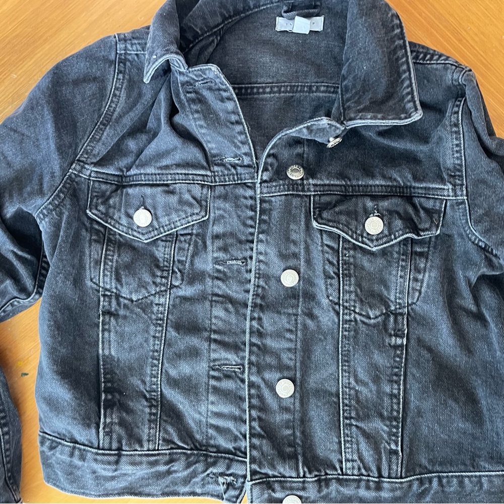 Women’s Black Denim Top Shop Jacket
